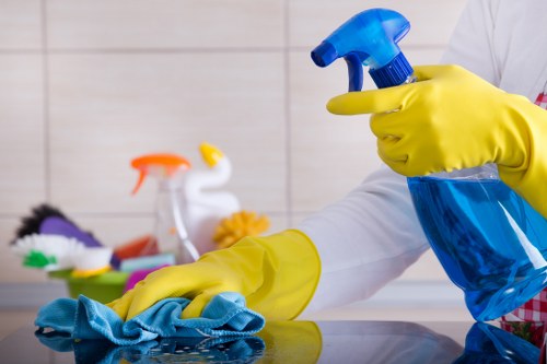 Detailed bathroom deep cleaning in an Edgware property