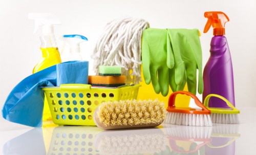 Local waste transfer station supporting recycling for cleaning services
