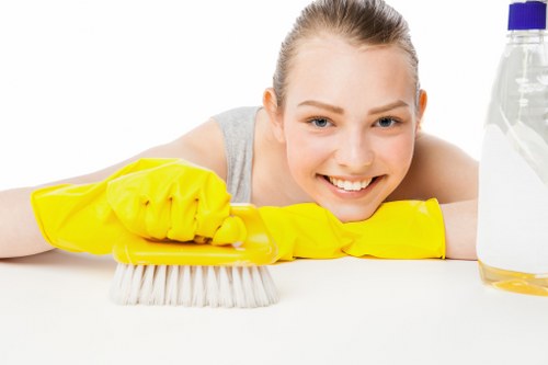 Detailed kitchen and bathroom deep cleaning in an Edgware property