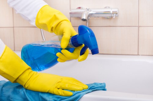 Domestic cleaning service in an Edgware home