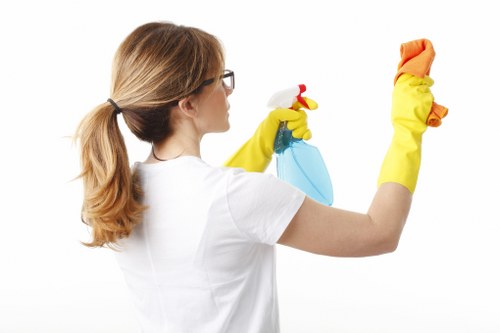 Detailed cleaning after a kitchen refurbishment in Edgware